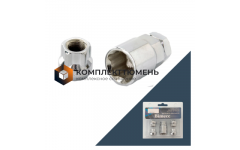 Гайка секретная M14x1,5 21, конус, открытая, 4+1 ключ, Цинк, UMO415 BC