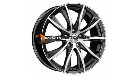 7,5x18/5x108 ET47 D60,1 Каzантип (КС684М) Блэк Джек 7,5x18/5x108 ET47 D60,1 Каzантип (КС684М) Блэк Джек