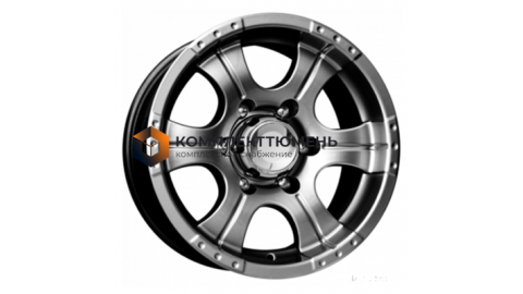 8x16/5x139,7 ET-15 D110,1 Байконур Джип-рейд (КС465) Дарк платинум