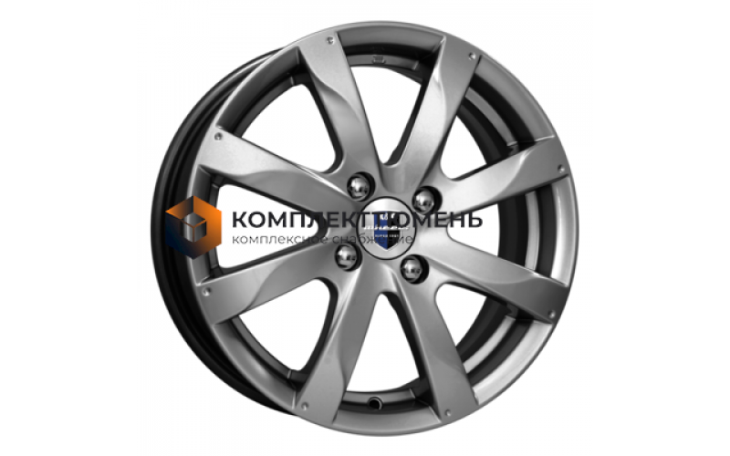 6x15/4x100 ET45 D54,1 Джемини-оригинал (КС617) Дарк платинум