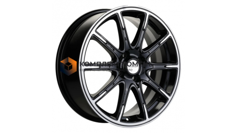 6,5x17/4x100 ET44 D54,1 KHW1707 (KIA Rio I/II Solaris I/II) Black-FP