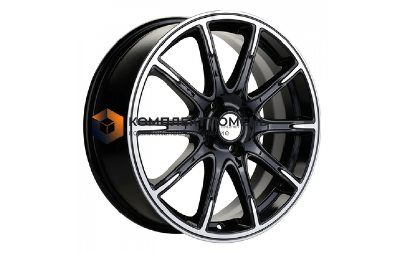 6,5x17/4x100 ET44 D54,1 KHW1707 (KIA Rio I/II Solaris I/II) Black-FP