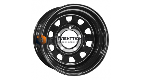 8x15/5x139,7 ET-25 D110 УАЗ Semicircle Gloss Black (LTM)