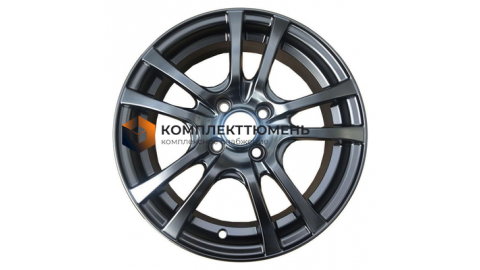 6x15/5x100 ET38 D57,1 Дели (КЛ300) графит