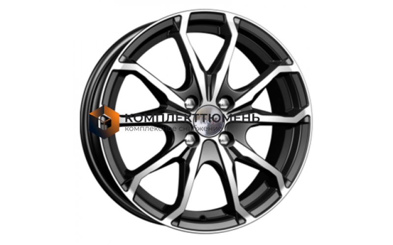 6x16/4x98 ET35 D58,5 Brent (КС733) Алмаз черный