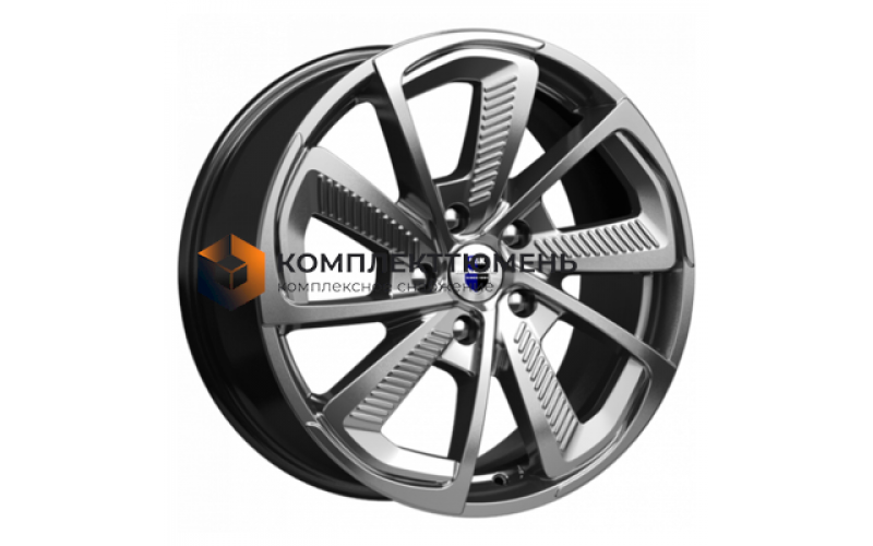 8x18/5x130 ET43 D84,1 C.T.G. (КС687) Дарк платинум