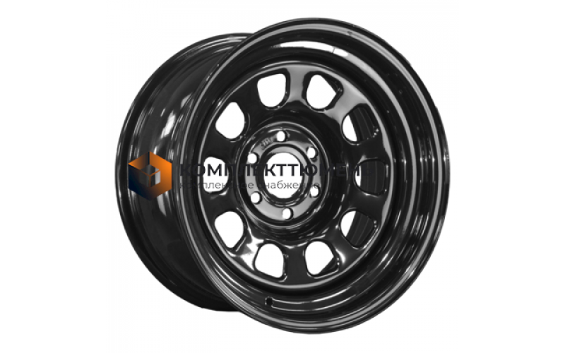 8x16/6x114,3 ET0 D66 Nissan Navara D40 2.5TD Semicircle Gloss Black (LTM)