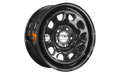 6,5x16/5x114,3 ET40 D66,1 Nissan Qashqai/ X-Trail/ Toyota Rav4 Semicircle Gloss Black (LTM)