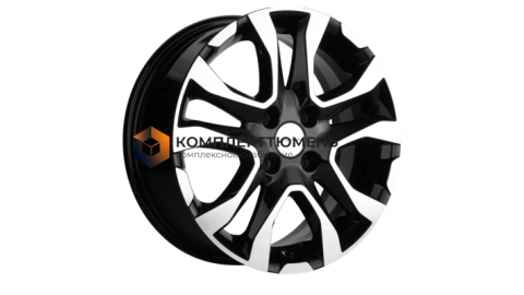 6x15/4x100 ET50 D60,1 KHW1503 (Vesta) Black-FP