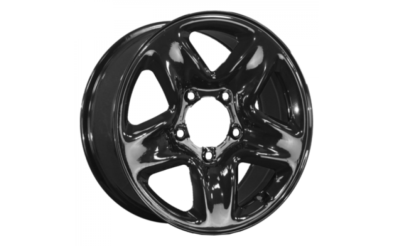 8x18/5x150 ET60 D110 Toyota 5 Triangle Gloss Black (LTM)