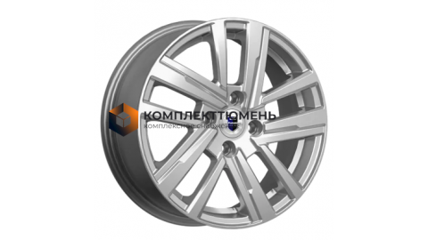 6x15/4x100 ET46 D54,1 Хант (КС1034) Дарк платинум