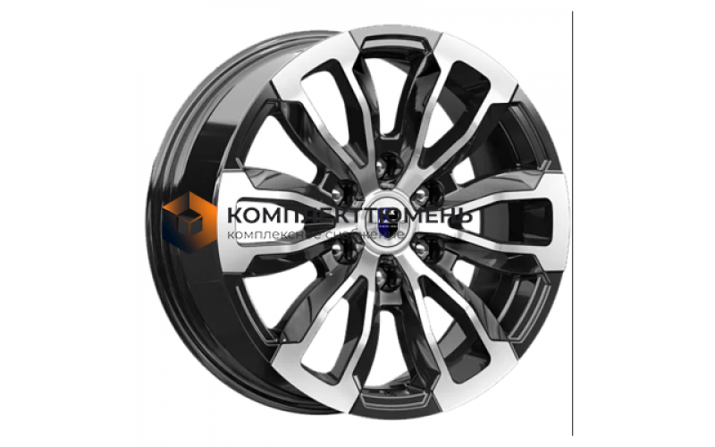 7,5x18/6x139,7 ET38 D67,1 Меконг (КС959) Алмаз черный