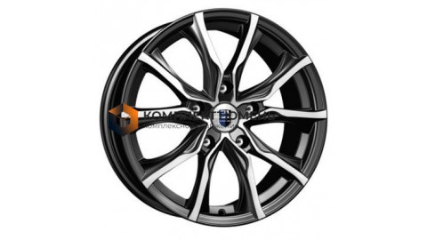 7,5x17/5x112 ET37 D66,6 Твист (КС697) Алмаз черный