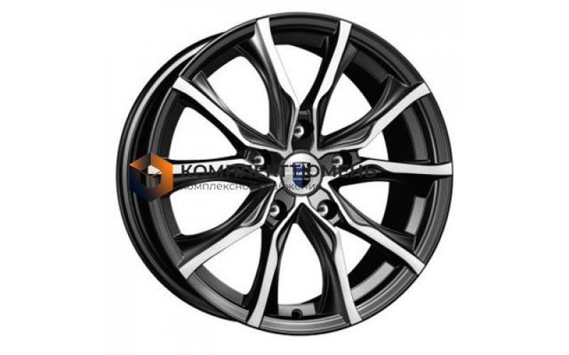 7,5x17/5x112 ET37 D66,6 Твист (КС697) Алмаз черный