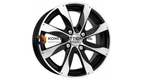 6x15/4x114,3 ET40 D67,1 Джемини (КС617) Алмаз черный