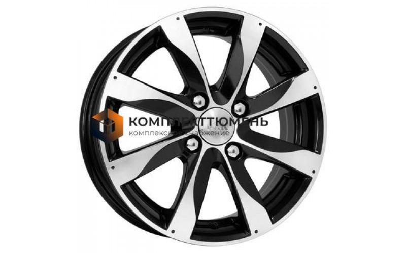 6x15/4x114,3 ET40 D67,1 Джемини (КС617) Алмаз черный