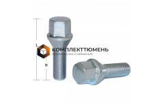 Болт M14x1,25 (53/ 28) hex17 конус цинк S-966-08