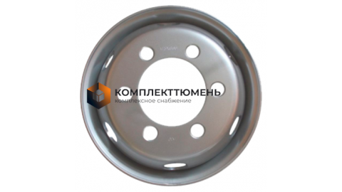 6x17,5/6x222,25 ET135 D164 Sil (10 мм) 1 800 кг (уп.) футорка, с вент.