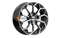 6,5x16/5x114,3 ET45 D67,1 Спейс-Нидл (КС1000) Блэк Джек 6,5x16/5x114,3 ET45 D67,1 Спейс-Нидл (КС1000) Блэк Джек