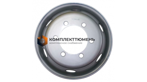 6x17,5/6x205 ET125 D161 Sil (BT1702) (10 мм) Китай бычок, импортные грузовики 1 800 кг шпилька, с вент.