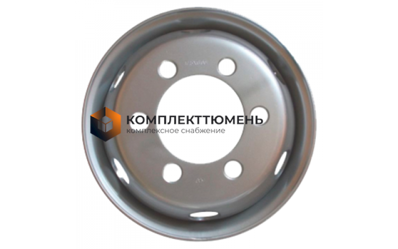 6x17,5/6x222,25 ET135 D164 Sil (10 мм) 1 800 кг футорка, с вент.