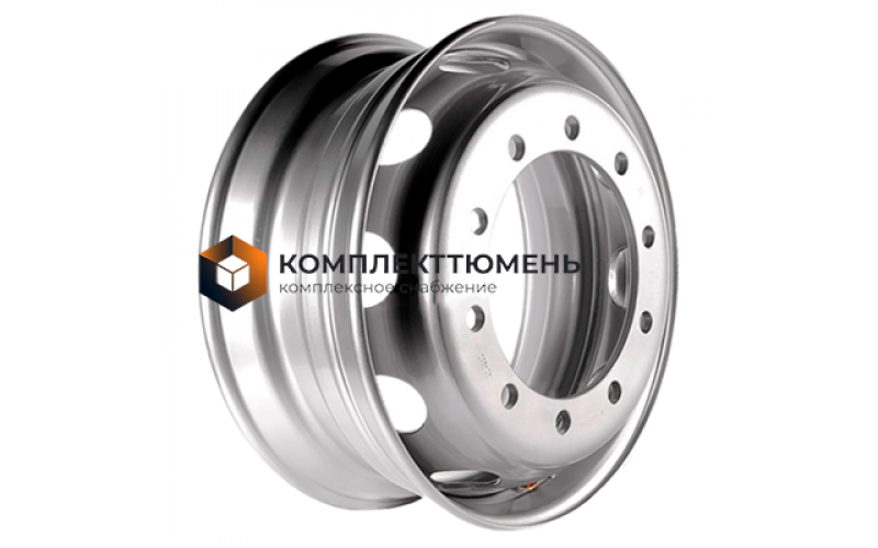 9x22,5/10x335 ET175 D281 Silver (3229002) (13 мм) Китай, Европеец 4 250 кг с вент.
