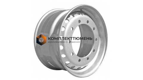 11,75x22,5/10x335 ET135 D281 Silver (8221106) (15,5 мм) Китай, руль 5 000 кг усил.